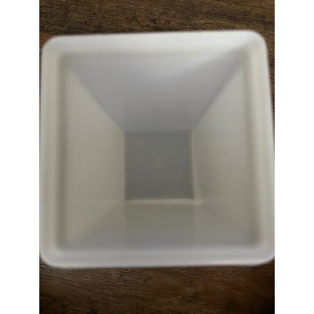 Vintage Tupperware Modular Mates Container White‎ Square Canister Lid #231